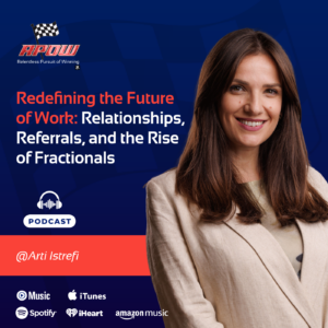 The Relentless Pursuit of Winning Podcast Episodes 118 Arti Istrefi: Future of Work - Podcast