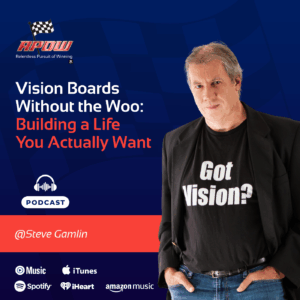 The Relentless Pursuit of Winning Podcast Episodes 81 Steve Gamin-Vision Board-Main