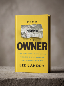 Liz Landry operator to owner Book