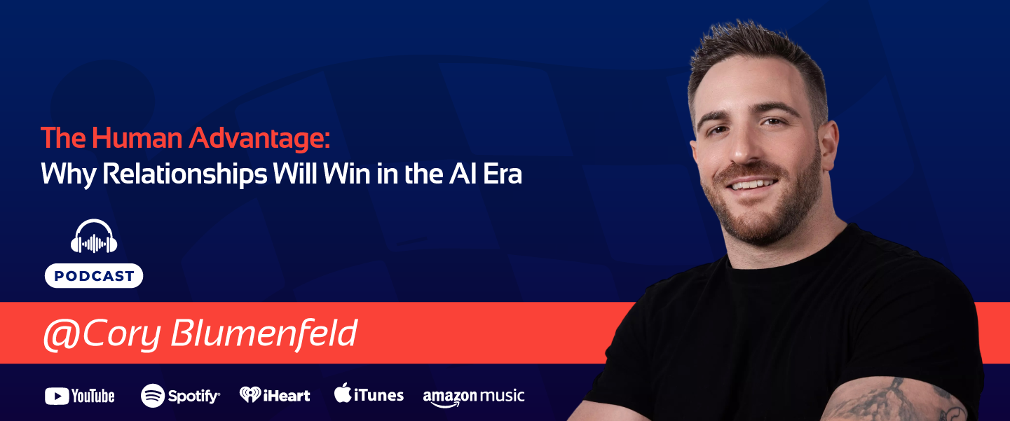 Cory Blumenfeld Human relationships in the AI era Banner