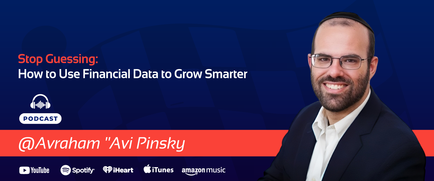 Avi Pinsky financial data for business growth Banner